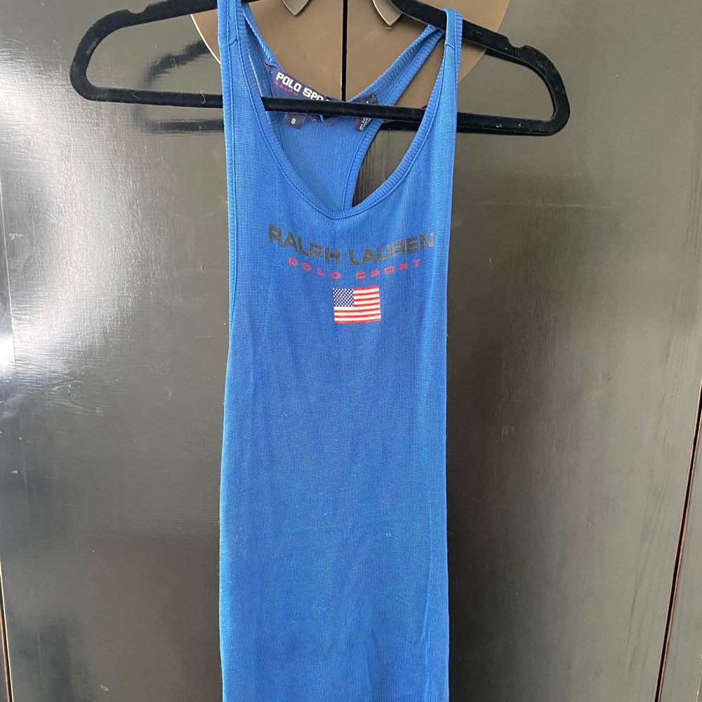 Ralph Lauren Blue slinky dress